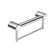 Nero Mecca Care 32mm Grab Rail With Towel Holder 300mm Chrome NRCR3212BCH