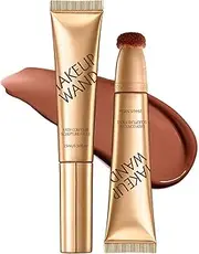 Contour Wand & Blush Wands Duo, Waterproof Makeup Stick With Applicator, Women Contour Beauty, Sculpt & Duo 2 In 1 Liquid, Sculpt Tape, Warm Toned Stick (Contour#02)
