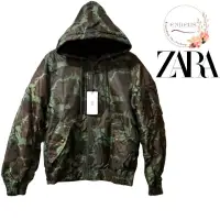 在飛比找蝦皮購物優惠-Zara MAN 休閒夾克,尺碼 L 至 XL 圖案迷彩 L