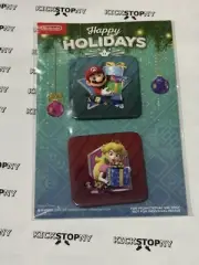 Nintendo Happy Holidays 2022 Chistmas Pin Set - Authentic
