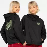 SANTA CRUZ Opus Dot Shell Jacket - size 8 - Skate / Surf Style - BLACK