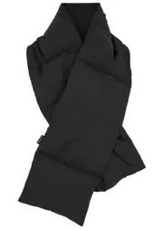 Canada Goose Quilted Shell Scarf - Black ONE SIZE