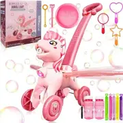 Bubble Machine Blower Lawn Maker Pink Mower Portable Handheld Automatic Electric