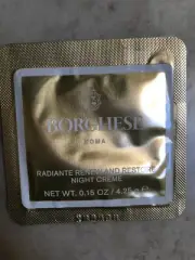 New Borghese Radiante Renew and Restore Night Creme Sample Sz 0.15 oz/4.25g