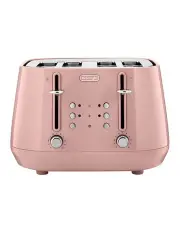 [De'Longhi] Eclettica 4-Slice Toaster in Playful Pink CTY4003PK