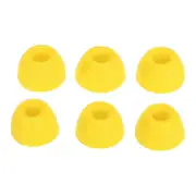 3 Pairs Ear Tips Soft Silicone S M L Size Replacement Earbuds Cover for Galaxy Buds 2 SM R177 Yellow