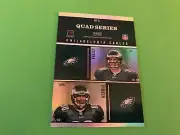 2003 Absolute Memorabilia Quad Series #QS22 McNabbFeeley/Staley/Thrash - NM-MT