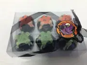 6 pk Halloween Mini decoration witch black small cauldron spooky scented candle