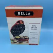 Bella Cucina Mini Donut Maker - Make 7 Bite Size Donuts in Minutes! Open Box New