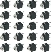 3.5Mm Mono TS Jack FMHXG 20PCS PCB Panel Mount 3.5Mm 3 Pin Audio Socket
