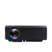 1080P Wireless Screen Mirroring Projector - Small Led - Black