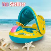 Swimming Ring Inflatable Toddler Baby Safety Aid Float Pool Beach Swim Trainer