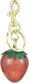 [Airssory] Red Strawberry Shaped Resin Clip on Charms Lovely Fruit Food Backpack Keychain Charms with Lobster Clasps for DIY Jewellery Crafts Purse Bag Decor Bulk, Resin
