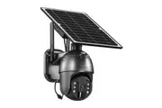 PTZ Security Camera 4G LTE CCTV Spy Wireless Home Surveillance System Outdoor With Solar Panel Battery SIM Card