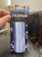 Party By Forum Blue Curling Ribbon 3/16" X 100yds New!!!