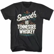 Drunk Society Smooth as Tennessee Whiskey Men's T Shirt Drinking Booze Alcohol
