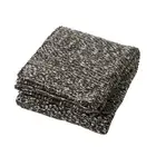 Pilbeam Living Bedford 127x152cm Cotton Throw Blanket Sofa/Bed Decor Charcoal