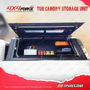 4X4FORCE Driver Side Tub Canopy Storage Unit for Pickup Truck 4WD Offroad