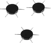 HONMEET 3pcs Detail Nail Art Tool Set Circular Dotting Tool for Nails 6 Sizes for Creative Manicure