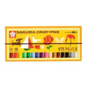Sakura Craypas Cray-pas Thick Roll 16 Colors LP16R Free shipping Japan