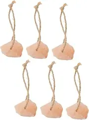 Organic Horse Salt Lick 6pcs Pink Salt Blocks for Horses Deer Cattle Immune Support Easy to Place