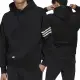 【adidas 愛迪達】New C Hoodie 男款 黑色 日常 休閒 寬鬆 帽T 連帽 長袖 上衣 HM1871