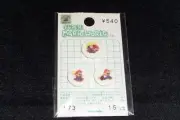 Vintage Nintendo Super Mario World Caped Clothing Shirt Button Set