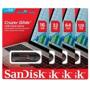 SanDisk USB 3.0 Cruzer Glide 16GB 32GB 64GB 128GB Flash Drive Memory LOT 1 -10