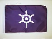 Tokyo Metropolis Flag 18'' x 12'' Cords - Tokyo in Japan Small Flags 30 x 45cm - Banner 18x12 in - AZ FLAG