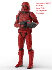 LEGO Sith Trooper statue building instructions INSTRUCTIONS ONLY NO BRICKS