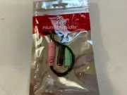 Headset Splitter Cable for PC 3.5mm Jack Headphone Convertors