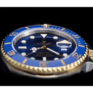 二手勞力士 Rolex 潛艇潛航者系列116610 間金 藍水鬼