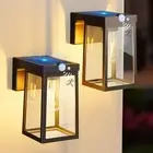 [2 Pack] Solar Porch Lights Outdoor Motion Sensor, Solar Wall Lights with 2 M...