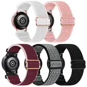 5 pack Nylon Watch Bands Compatible with Samsung galaxy watch active 2 /Galax...