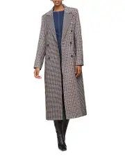 Avec Les Filles Mixed Print Coat