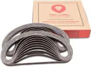 Red Label Abrasives 1/2 X 12 Inch 220 Grit Aluminum Oxide Air File 220