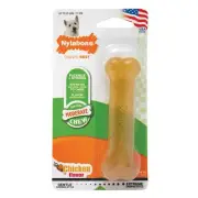 Nylabone FlexiChew Dental Bone Regular Size Chicken Flavored Toy for Dogs