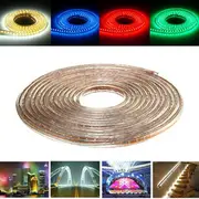 10M SMD3014 Waterproof LED Rope Lamp Party Home Christmas Indoor/Outdoor Strip Light 220V 23 GREEN