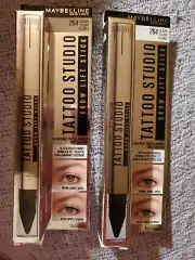 (2) Maybelline Tattoo Studio Brow Lift Stick Fade / Smudge Resistant #264 Clear
