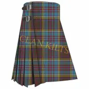 Scottish Handmade Traditional Anderson Modern 8-yard Tartan Kilt For Men