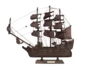 Wooden Flying Dutchman Model Pirate Ship 14"