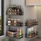 No-Drill Storage Rack Wall-mounted Shower Storage Holder Spice Rack