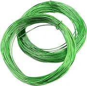 4 x 10m Bonsai Grooming Tool Tree Training Wire 1.0mm Plant Craft Wire Aluminum Wire Craft Craft for Holding Bonsai Branches (Each Roll 10m, Green)