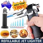 Refillable Butane Gas Blow Torch Jet Lighter Soldering Gun Adjustable Flame NEW