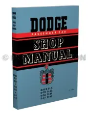 Dodge Car Repair Shop Manual 1949 1950 1951 1952 Wayfarer Meadowbrook Coronet