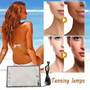 Sun Indoor Tanning Lamp, Tanning Light, Portable Tanning Light, 45W,196LEDs, Complete Blue Tanning Lamps For Face And Body, Body And Face Tanning