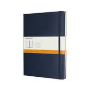 Moleskine Ruled Classic Hard Cover Notebook XL - Sapphire Blue