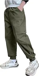 [Generic] Boy's Leg Trousers Sweatpant Casual Elastic Waist Comfortable Leisure Style Sport Pants Fresh Toddler Trousers