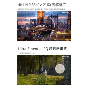 TOSHIBA 東芝 ( 43C350LT ) 43型 4K IPS Google TV液晶顯示器