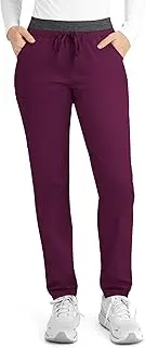 [Maevn] Matrix Full Heather Elastic Waistband Jogger Scrub Pant